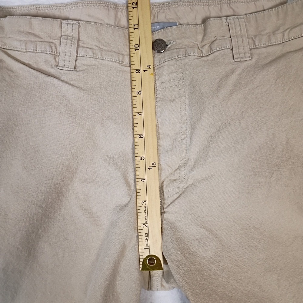 Columbia Men's Tan Straight Leg Chino Pants 38W 34L Cotton Blend Regular Fit - Picture 10 of 13